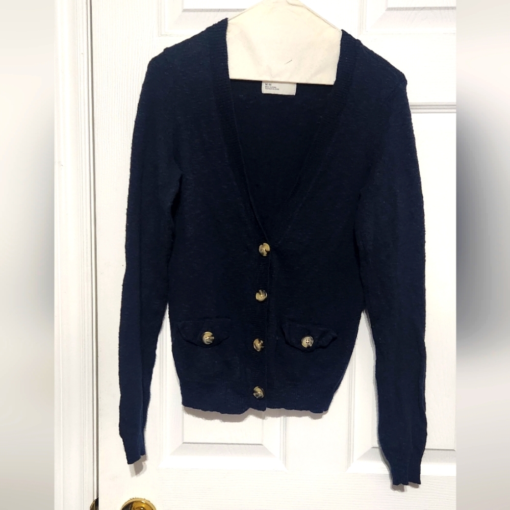 Navy Cardigan